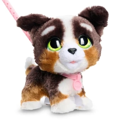 Afbeelding van FurReal Walkalots Bernadoodle Puppy Interactieve pluchen knuffel