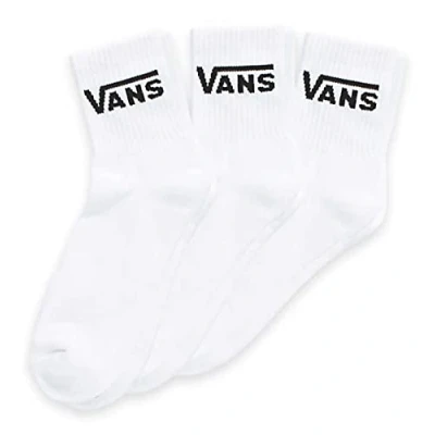 Afbeelding van Vans 3 PACK Classic HALF CREW Sokken, Heren, Maat: 42.5 47, White