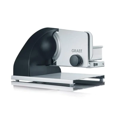 Afbeelding van Graef SKS902EU snijmachine Electrisch Zwart, Roestvrijstaal Aluminium 185 W