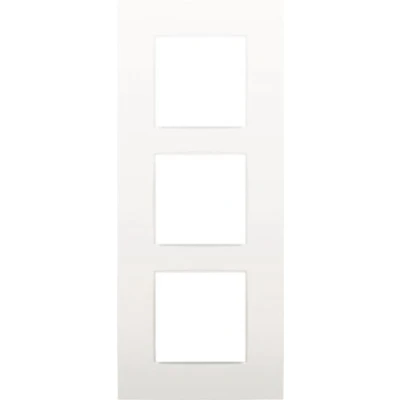Afbeelding van Niko Drievoudige verticale afdekplaat, kleur Intense white