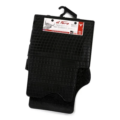 Afbeelding van FROGUM 542704 Vloermatset Rubber Voor 2 Zwart Op maat gemaakt OPEL: Vivaro B Van, A Combi, RENAULT: Trafic 3