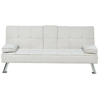 Afbeelding van ROXEN Slaapbank 3 zits Beige Polyester