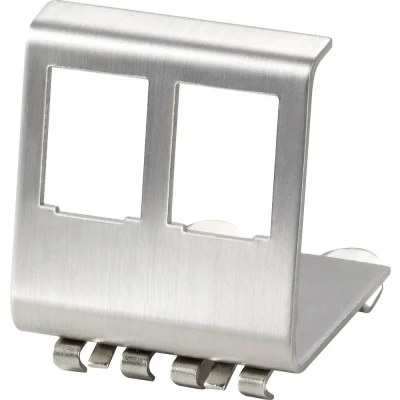 Afbeelding van Renkforce DIN rail adapter 2 voudig Wit, RVS