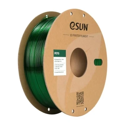 Afbeelding van eSUN PLA+ filament 1,75 mm, 3D printer, PLA Plus, nauwkeurigheid +/ 0,05 1 kg spoel (2,2 lBS) printerfilament, voor printers, groen