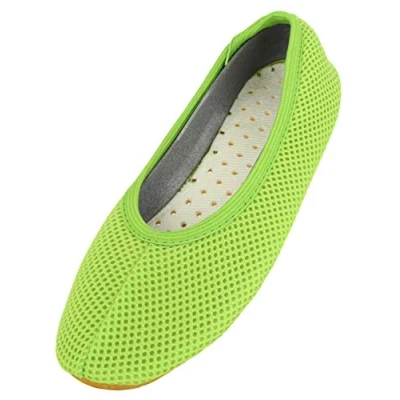 Afbeelding van Beck Gymnastik Airbecks Pantoffels voor kinderen, Maat: 41, Neon green Airmesh