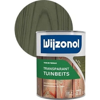 Afbeelding van Wijzonol Tuinbeits Transparant Berkengroen 3190 750 ml