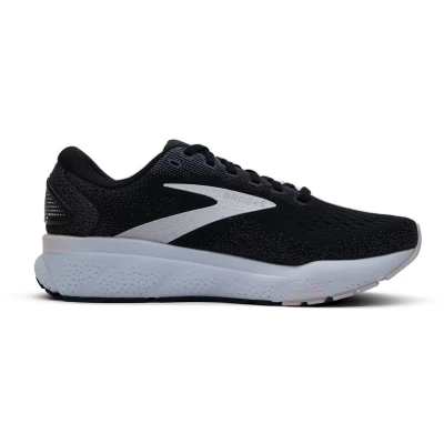 Afbeelding van Brooks Ghost 16 Hardloopschoenen voor op de weg, Dames, Maat: 37.5, Black white orchid ice Schoenen