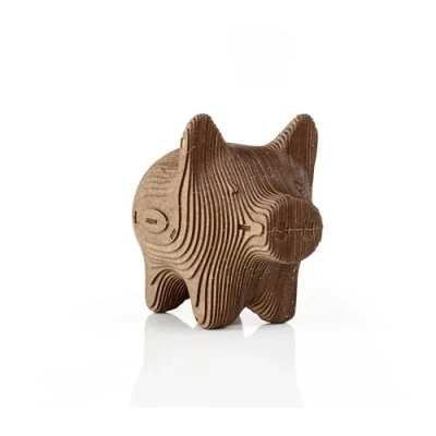 Afbeelding van 3D Houten Bouwset Spaarpot Varkentje/Pig, EWA, 3779, 16,3x10,4x13,9cm