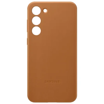 Afbeelding van Samsung Leren Back Cover Bruin Galaxy S23+
