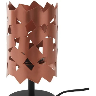 Afbeelding van Lucande Tafellamp 1licht IJzer, metaal H: 25 cm E27 koper