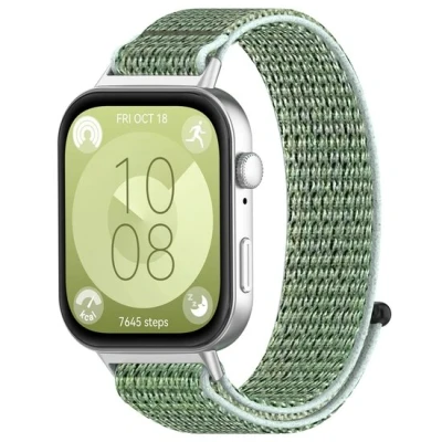 Afbeelding van Sport loop Nylon bandje Groen Huawei Fit 3