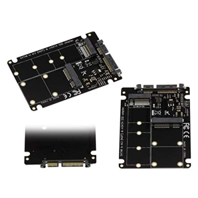Image de Adaptateur mSATA et M.2 (NGFF) vers SATA 3.0 Outil mixte pour récupération de données !