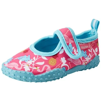Afbeelding van Playshoes Watersportonderlegger, met UV bescherming, flamingo, schoenen voor zwembad en strand, uniseks, kinderen