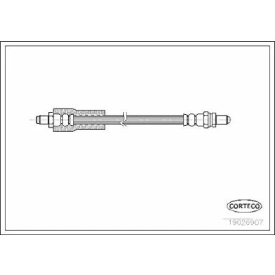 Afbeelding van CORTECO 19026907 Remslang Achteras 300