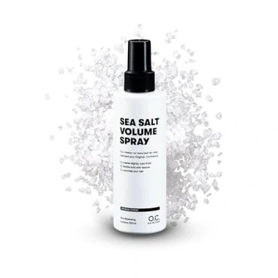 Afbeelding van O.C. Haircare Sea Salt Spray, 200 ml, zeezoutspray voor haar, volumebooster een voller haargevoel met sterke grip, 100% veganistisch en gemaakt in