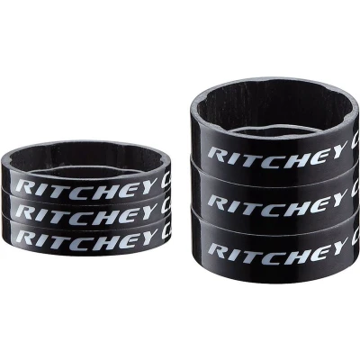 Afbeelding van Ritchey Wcs spacer set carbon ud glossy 3x5mm + 3x10mm