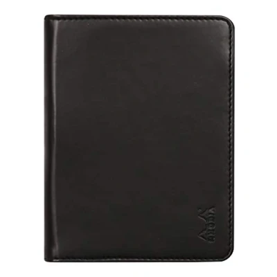 Afbeelding van RHODIA 212001C Rhodiarama klembord en documentenhouder nr. 12, zwart, voor notitieblokken of notitieboeken in het formaat B7 (8,5 x 12 cm), hoogwaardig Italiaans kunstleer, collectie