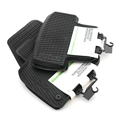 Afbeelding van Skoda Rubberen vloermatten 57B061502 57A061512, zwart, 4 stuks