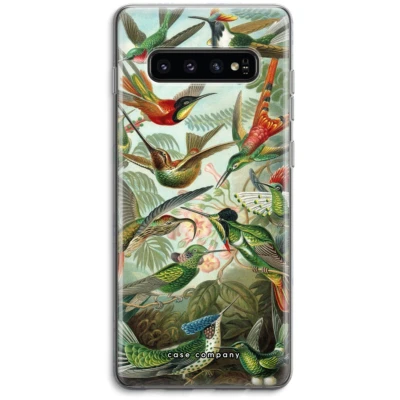 Afbeelding van Case Company® hoesje geschikt voor Samsung Galaxy S10 4G Haeckel Trochilidae Soft Cover Telefoonhoesje Bescherming aan alle Kanten en Schermrand