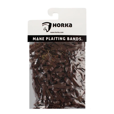 Image de Horka Élastiques pour le Tressage Breed Marron