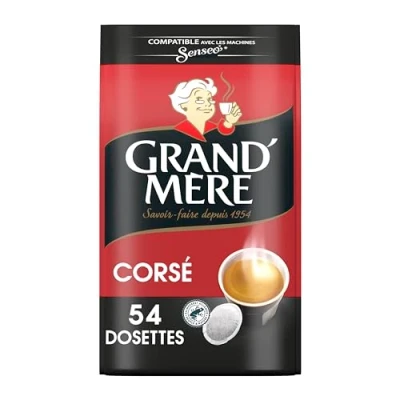 Image de Grand Mère Café Corsé Compatibles senseo, 54 Dosettes