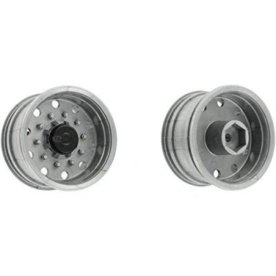 Afbeelding van Carson Modellsport 1:14 Truck oplegger Velgen 27.5 mm Kunststof Euro Optik Zilver 1 paar