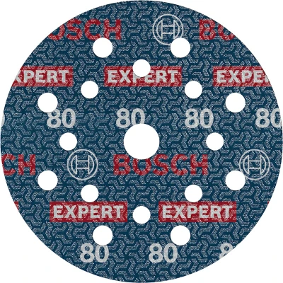 Afbeelding van BOSCH 2608902417 EXPERT schuurschijf O780 met film onderlaag, 125 mm, korrel 80