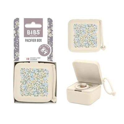Image de Bibs Pacifier Box Sucette Liberty Ivory&amp;sage