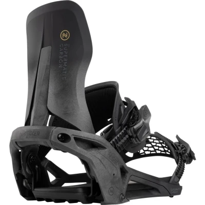 Afbeelding van Nidecker Supermatic carbon Snowboardbinding Zwart, L