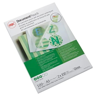 Afbeelding van GBC 3740307 lamineerfolie, transparant, 100 stuks