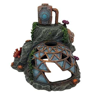 Afbeelding van Aqua Della Aquariumdecoratie Vissen Steampunk Basis S 16,2x13,7x14,4cm Meerkleurig 1st