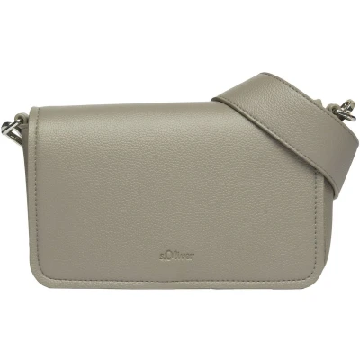 Afbeelding van s.Oliver CITY AUS MIT Abnehmbarem Logoschultergurt Schoudertas, Dames, Maat: One Size, Taubengrau