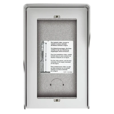Afbeelding van Legrand 350621 Opbouw behuizing voor Accessoires deurintercom Aluminium