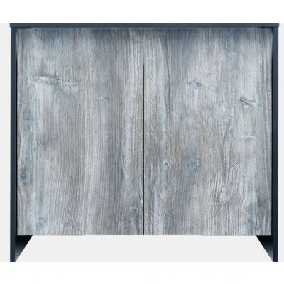 Afbeelding van Superfish Design Meubel Aquariummeubel 77x45x87 cm Zwart Pasa