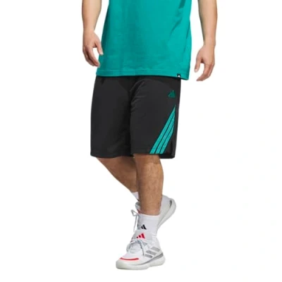 Afbeelding van adidas Performance 3STRIPES Short Korte broeken, Heren, Maat: Mx7&quot;, Black pure teal