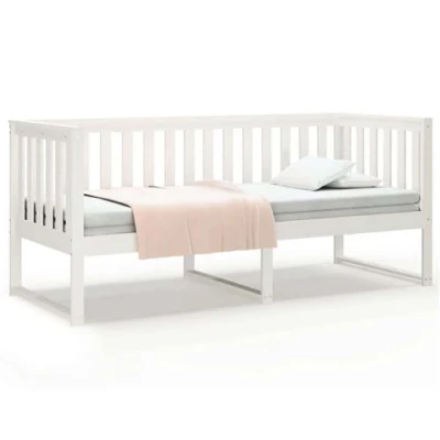 Afbeelding van vidaXL Slaapbank 75x190 cm massief grenenhout wit