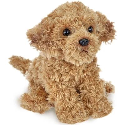 Afbeelding van Bearington Collection Doodles Labradoodle pluche hond met pluche, 33 cm