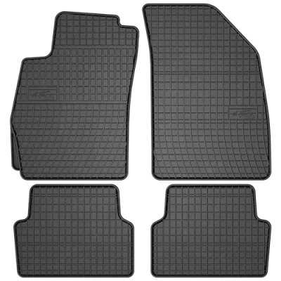 Afbeelding van M MOTOS Rubberen vloermat voor Chevrolet Aveo III 2011 2016, geniet van meer reiscomfort met de zwarte ET anti slip automat, All weather automat auto&#039;s, bescherming tegen vuil en vocht