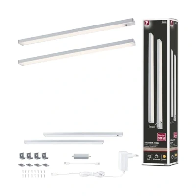 Afbeelding van Paulmann Inline LED onderbouwlamp startset 4 W Warmwit Chroom (mat)