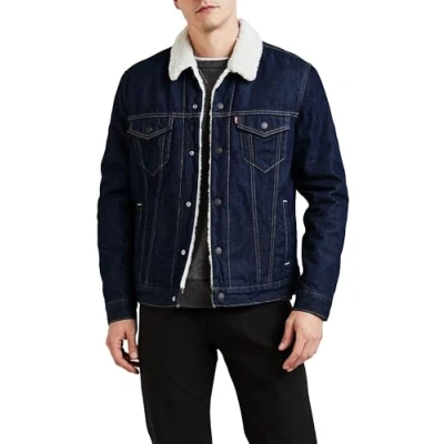 Image de Levi&#039;s Homme Jacket Type 3 Sherpa Trucker, Rockridge, S