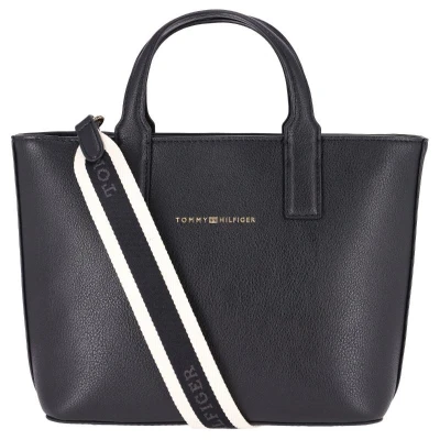 Afbeelding van Tommy Hilfiger Logotape MINI TOTE Handtas, Dames, Maat: One Size, Black