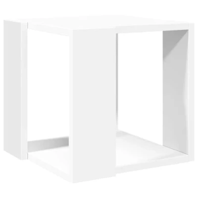 Image de vidaXL Table basse blanc 32x32x30 cm bois d&#039;ingénierie848143