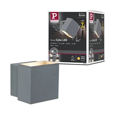 Afbeelding van Paulmann Wandlamp Voor Buiten Cybo IP65 Grijs