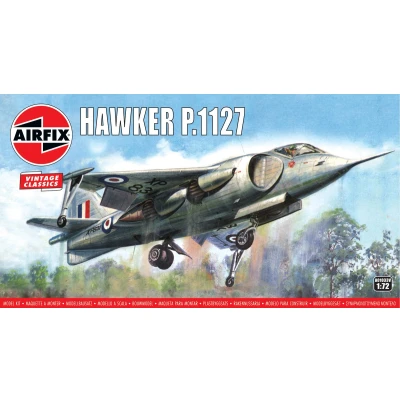 Afbeelding van 1:72 Airfix 01033V Hawker Siddeley P.1127 Vintage Classics Straaljager Plastic Modelbouwpakket