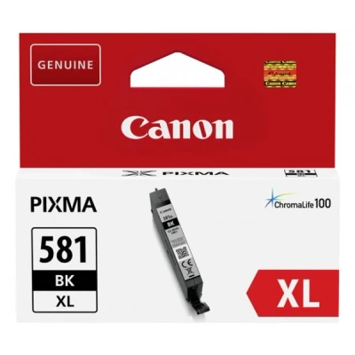 Afbeelding van Canon CLI 581XL BK Inktcartridge Zwart Hoge capaciteit