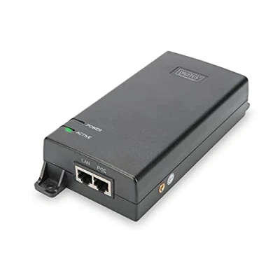 Afbeelding van Digitus DN 95104 PoE injector 1 GBit/s IEEE 802.3at (25.5 W), 802.3af (12.95 W)