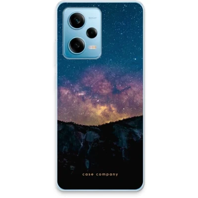 Afbeelding van Case Company® hoesje geschikt voor Xiaomi Redmi Note 12 Pro 5G Travel to space Soft Cover Telefoonhoesje Bescherming aan alle Kanten en Schermrand