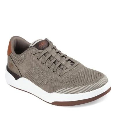 Afbeelding van Skechers Corliss Dorset Bruin Sneakers voor heren, 46 EU, Oranje, EU