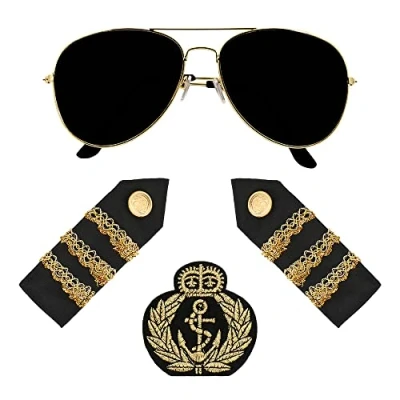 Afbeelding van Boland Set Kapitein Volwassenen Unisex Maritiem