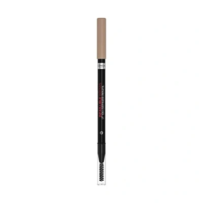 Afbeelding van 1+1 gratis: L&#039;Oréal Infaillible Brow 12H Definer Wenkbrauwpotlood 7.0 Blonde 8.7 gr